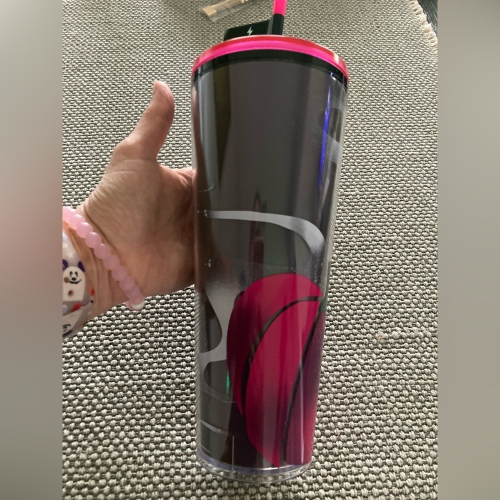 Starbucks Halloween camera flash activated holographic tumbler. - Picture 7 of 11